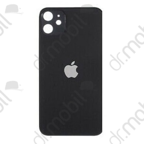 Akkufedél Apple iPhone 11 hátlap fekete